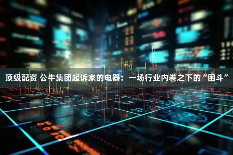 顶级配资 公牛集团起诉家的电器：一场行业内卷之下的“困斗”