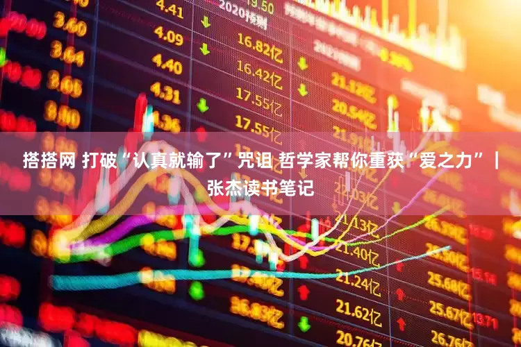搭搭网 打破“认真就输了”咒诅 哲学家帮你重获“爱之力”｜张杰读书笔记